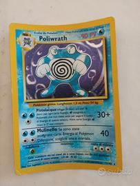 Poliwrath carta pokemon prima serie