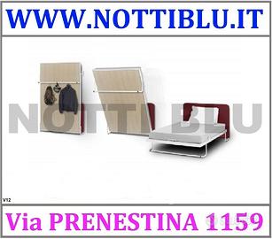 Letto a Scomparsa Smart bicolore Via PRENESTINA