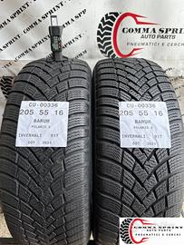 2 PNEUMATICI 205/55 R16 BARUM INVERNALI 80%