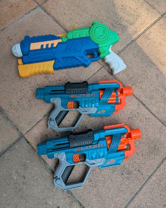 2 nerf con proiettili+ super soaker