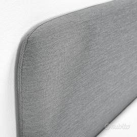 Letto Struttura letto imbottita, grigio 160x200