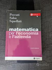 Manuali di Matematica e Microeconomia 1° anno