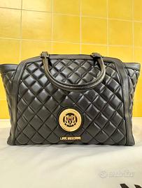 Borsa Moschino nera a braccio
