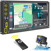 RDS Autoradio 2 Din Compatibile con Apple CarPlay,