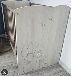 Culla lettino unisex bimbi marca francese legno