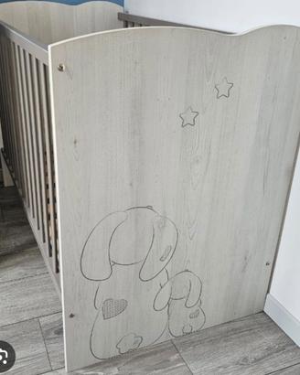 Culla lettino unisex bimbi marca francese legno