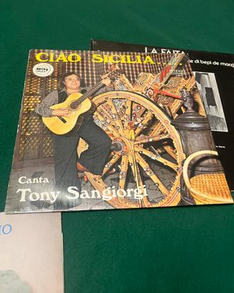 LP CIAO SICILIA canta Tony Sangiorgi Nuovo