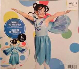 Costume farfalla 4-6 anni - altezza 110-116 cm