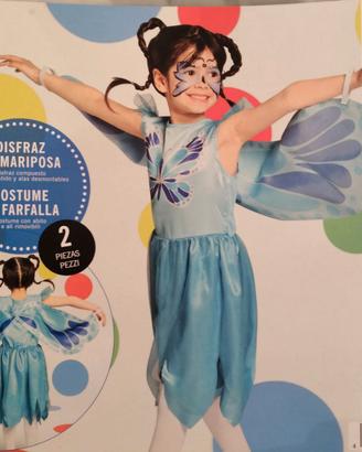 Costume farfalla 4-6 anni - altezza 110-116 cm