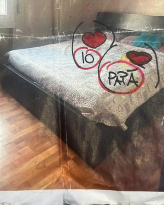 Letto matrimoniale con contenitore