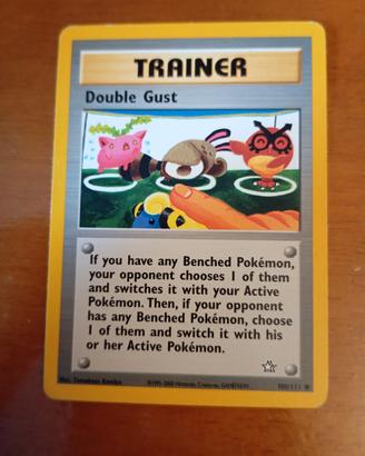 carta Pokemon trainer double gusta 100/111