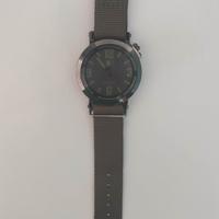 orologio Q&Q verde militare su nero