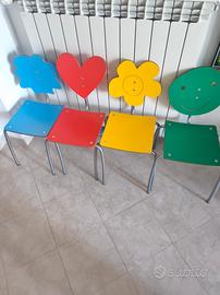 🌟 RARO Set 4 Sedie Design AGATHA RUIZ DE LA PRADA