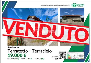 Terratetto - Terracielo a Pessinetto SP30 6 locali