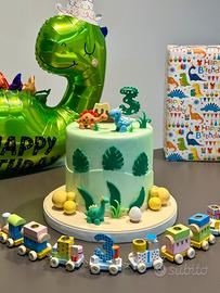Torta scenografica dinosauro