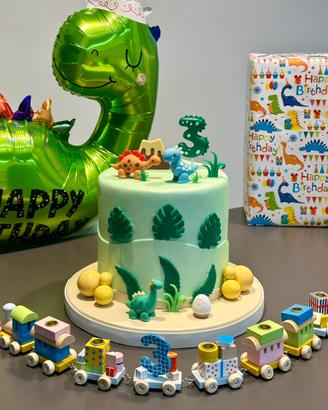 Torta scenografica dinosauro