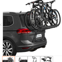 Porta bici posteriore alluminio - 3 bici