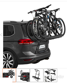 Porta bici posteriore alluminio - 3 bici