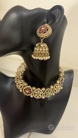 multicolour jewellery set