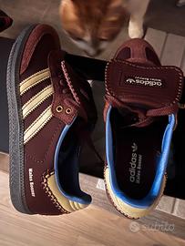 Adidas Samba Nylon Fox Brown Wales Bonner