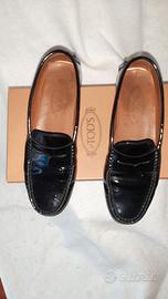 Tod’s mocassino donna sportivo in vernice  lucido