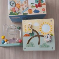 Gioco Montessori in Legno – Cubo Attività 1+