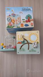 Gioco Montessori in Legno – Cubo Attività 1+