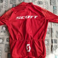 maglia ciclismo Scott manica corta taglia XL 