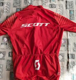 maglia ciclismo Scott manica corta taglia XL 