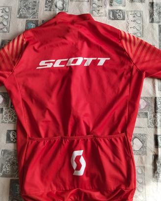 maglia ciclismo Scott manica corta taglia XL 