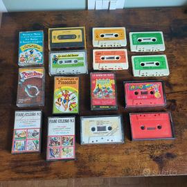 Lotto di 15 musicassette di fiabe vintage anni ’80