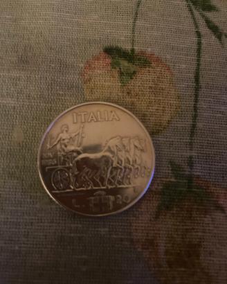 Moneta vittorio emanuele III 20 lire