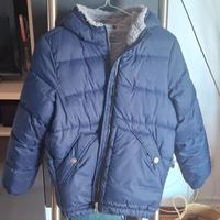 giaccone BENETTON blu bambino 