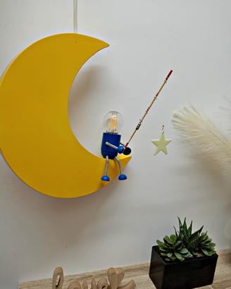 lampada luna astronauta 