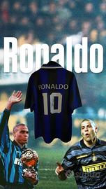 Maglia autografara da Ronaldo Nazario il fenomeno