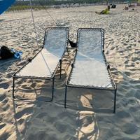 n.2 lettini prendisole pieghevoli LAFUMA Siesta L