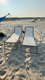 n.2 lettini prendisole pieghevoli LAFUMA Siesta L