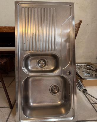 Lavello miele + rubinetto grohe