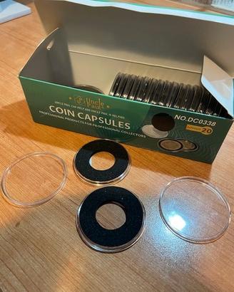 capsule porta sterline oro