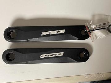 FSA pedivella CK-746 175mm acciaio logo bianco P p