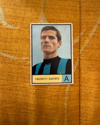 Figurina Facchetti Edizioni Mira 1966/67