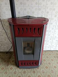 Stufa a pellet COLA Loto Ceramica 9,3 kW + tubo
