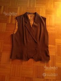 Gilet donna color marrone