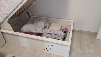 Letto singolo contenitore 