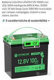 Batteria al litio 12v