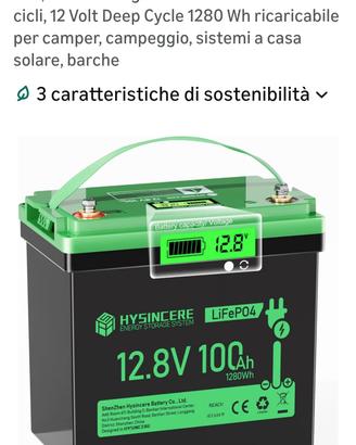 Batteria al litio 12v