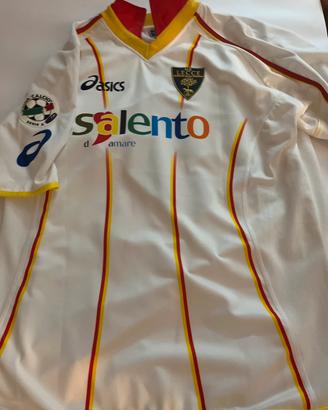 Maglia del lecce di chevanton autografata ufficia