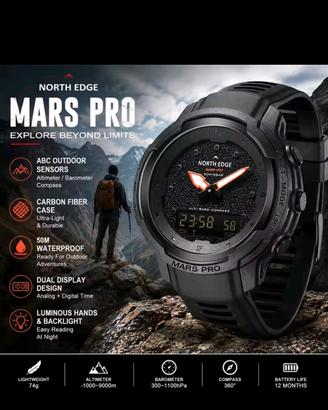 orologio north edge mars pro