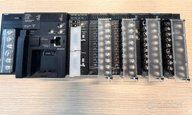 Lotto materiale industriale Omron-PLC,I/O+HMI
