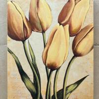 Quadro tulipani gialli